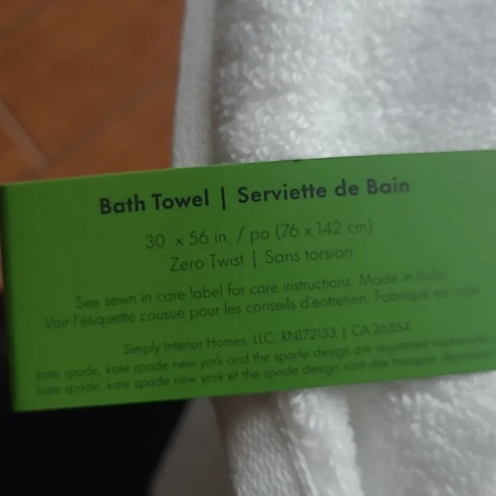 Kate Spade Bath Towel Set